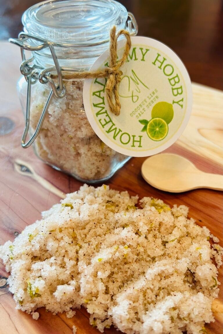 Coconut Lime Salt Scrub