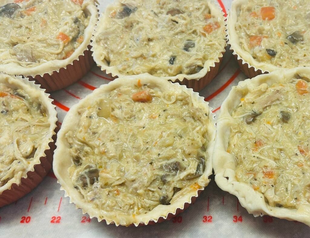 Mini Chicken Pot Pies 