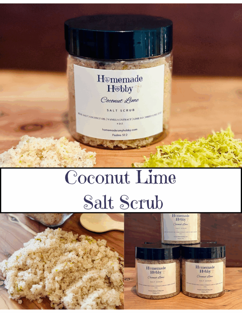 Coconut Lime Salt Scrub