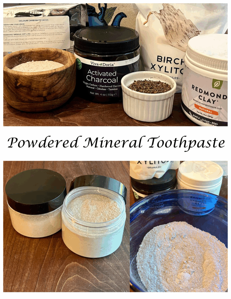Powdered Mineral Toothpaste