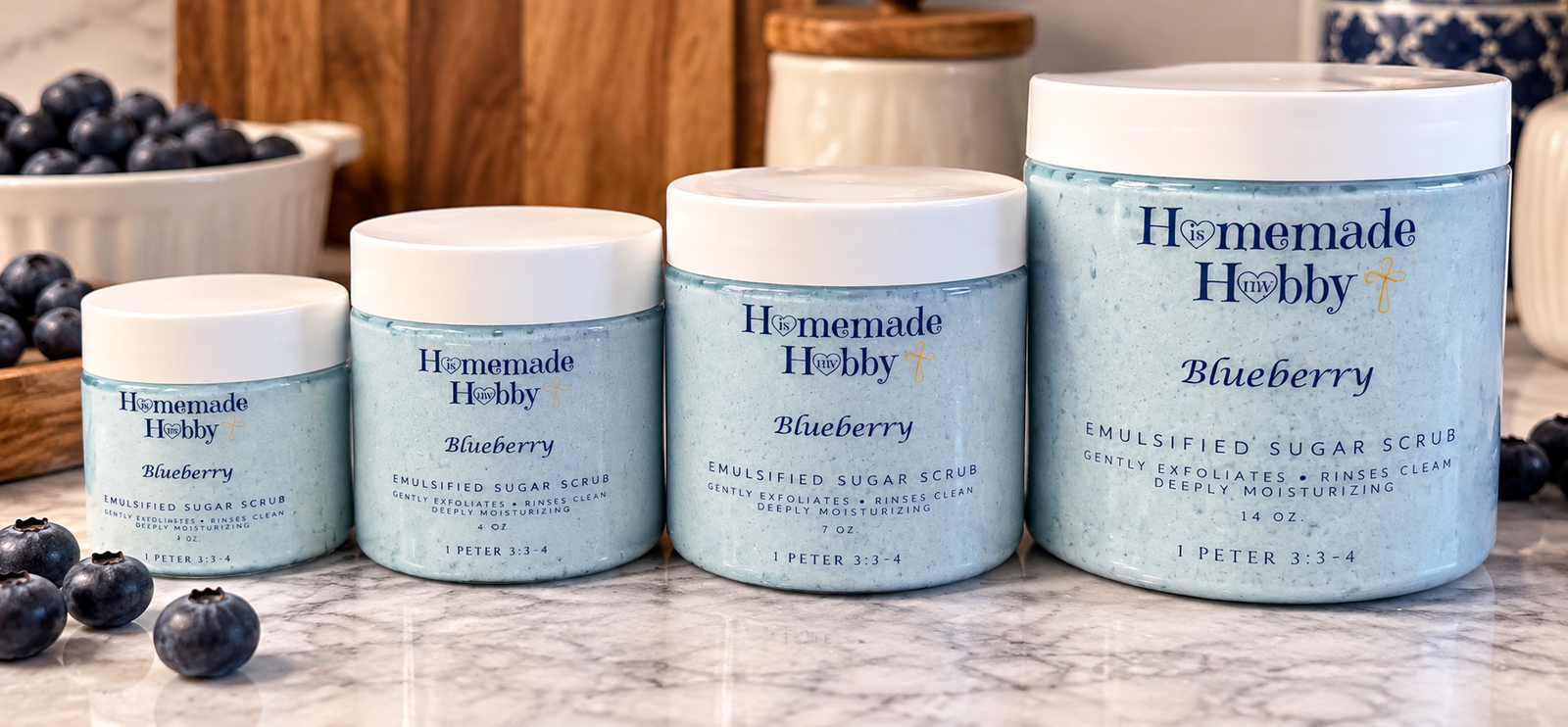 Blueberry Emulsified Sugar Scrub - Image 4