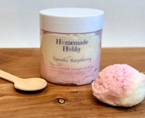 Vanilla Raspberry Sugar Scrub