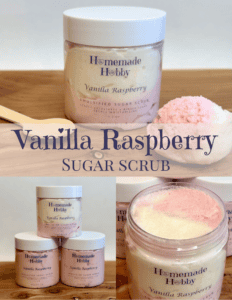 Vanilla Raspberry Sugar Scrub