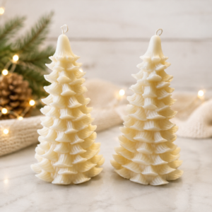 Beeswax Christmas Tree Candles