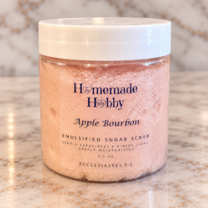 Apple Bourbon Emulsified Sugar Scrub