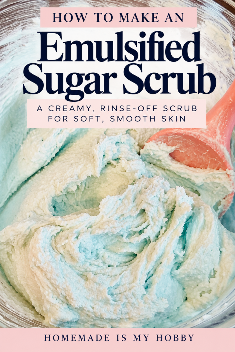 How to Make an Emulsified Sugar Scrub