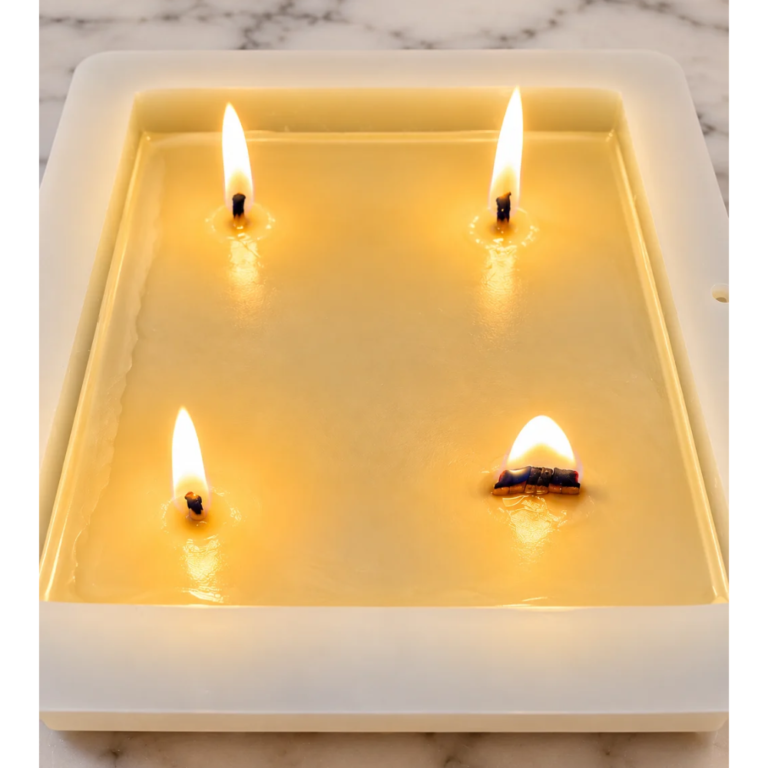 Beeswax candle test