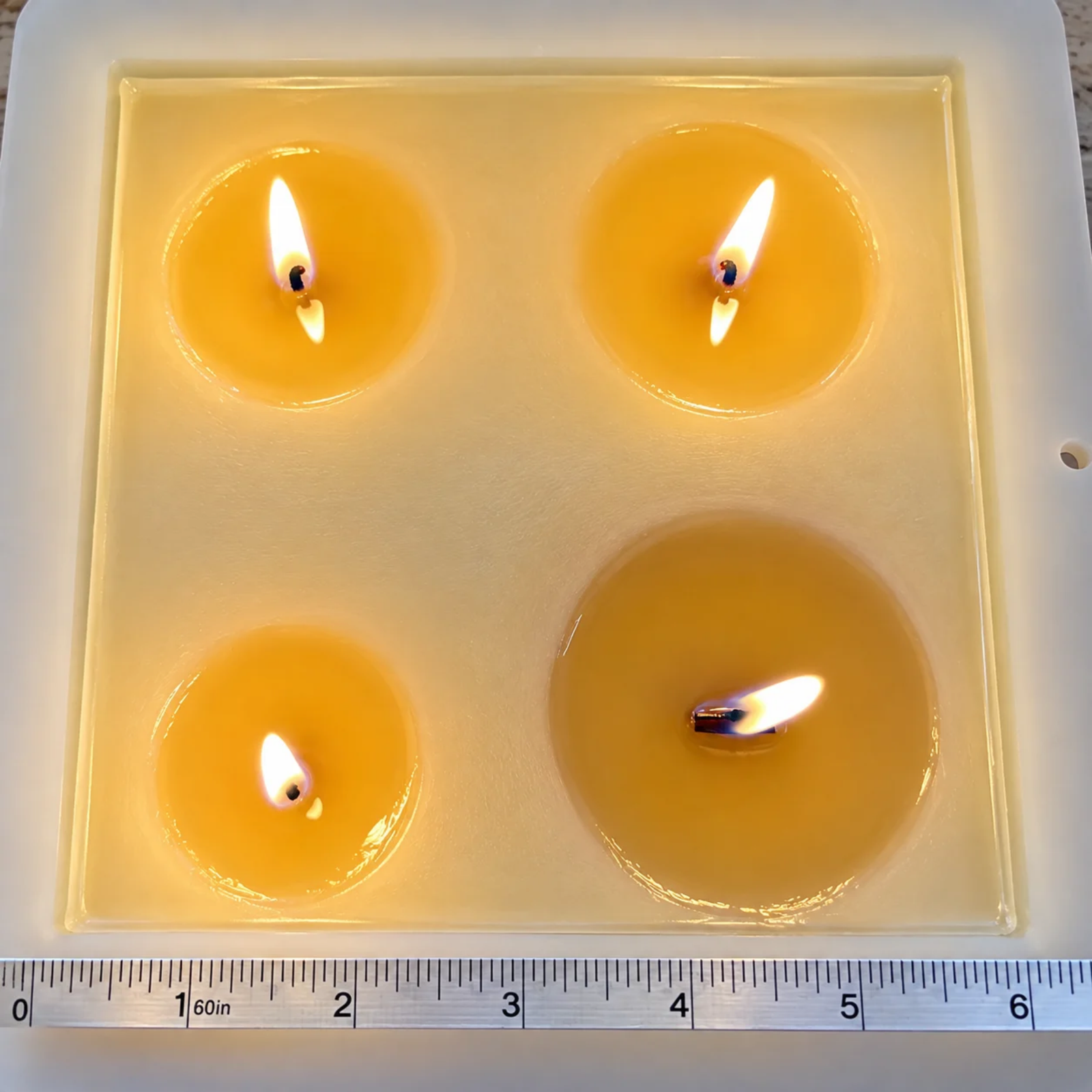 Beeswax Candle Testing