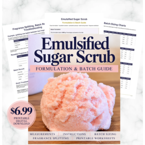 Emulsified Sugar Scrub Formulation