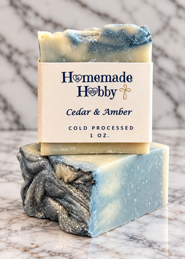 Cedar & Amber Soap Cube