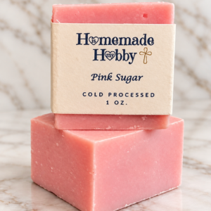 Pink Sugar Soap Cube